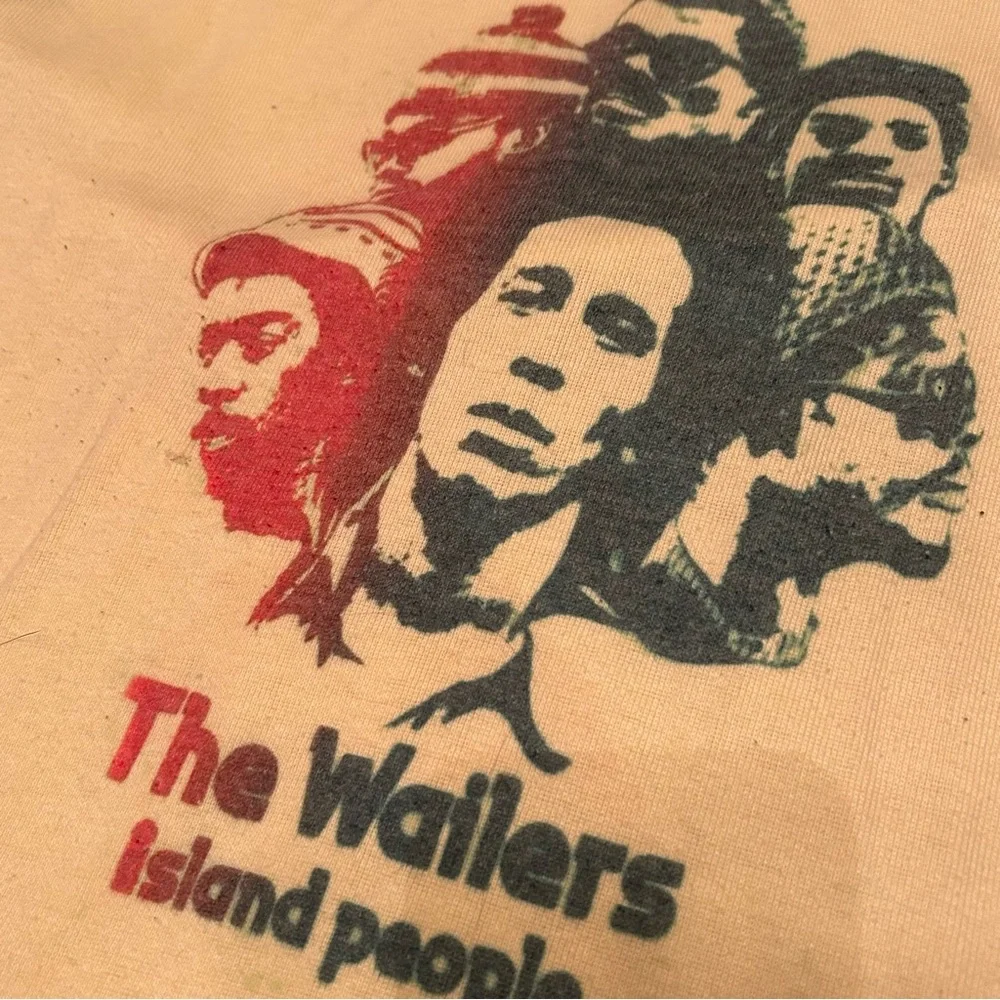 Rare Authentic Bob Marley and the Wailers original concert tshirt island people - Picture 5 of 9